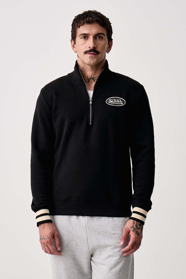 Кофта мужская с хлопком Von Dutch цвет черный