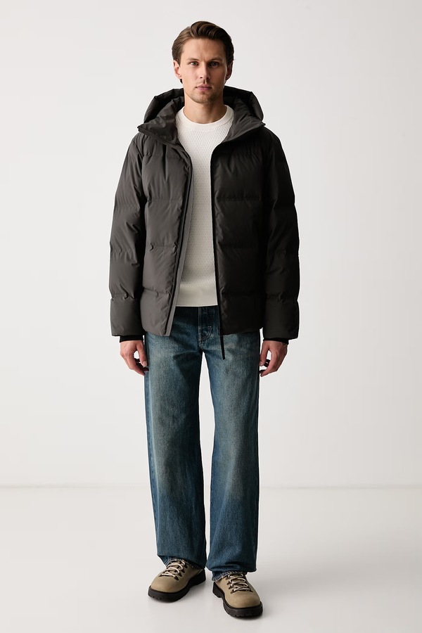Светр чоловічий бавовняний rag & bone Danton колір бежевий фото 2