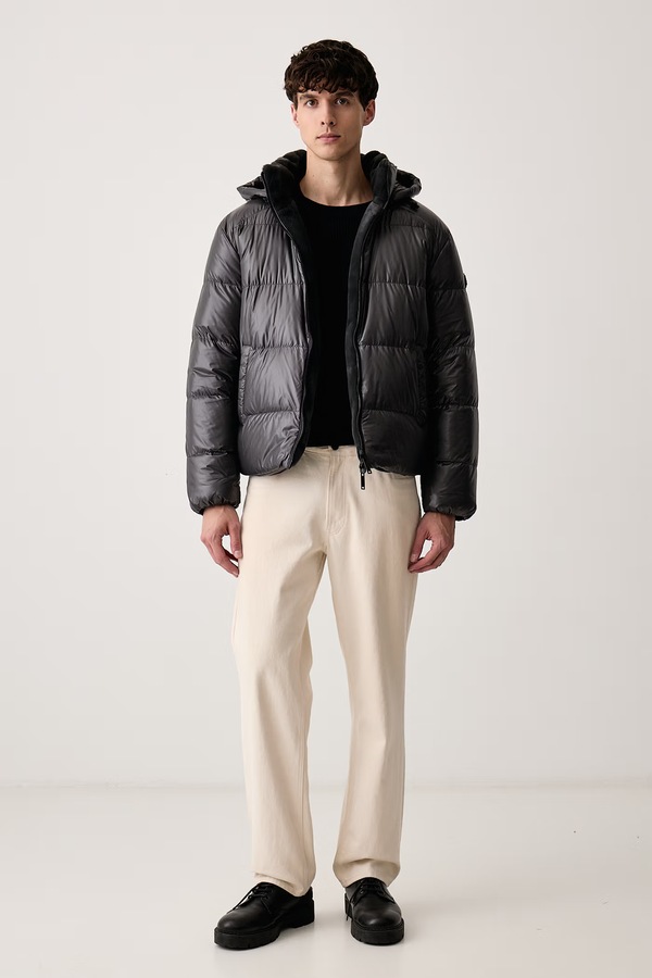 Светр чоловічий бавовняний Marc O'Polo колір чорний фото 2