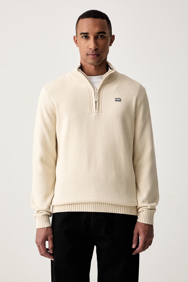 Свитер мужской хлопковый Helly Hansen SMOEGEN цвет бежевый