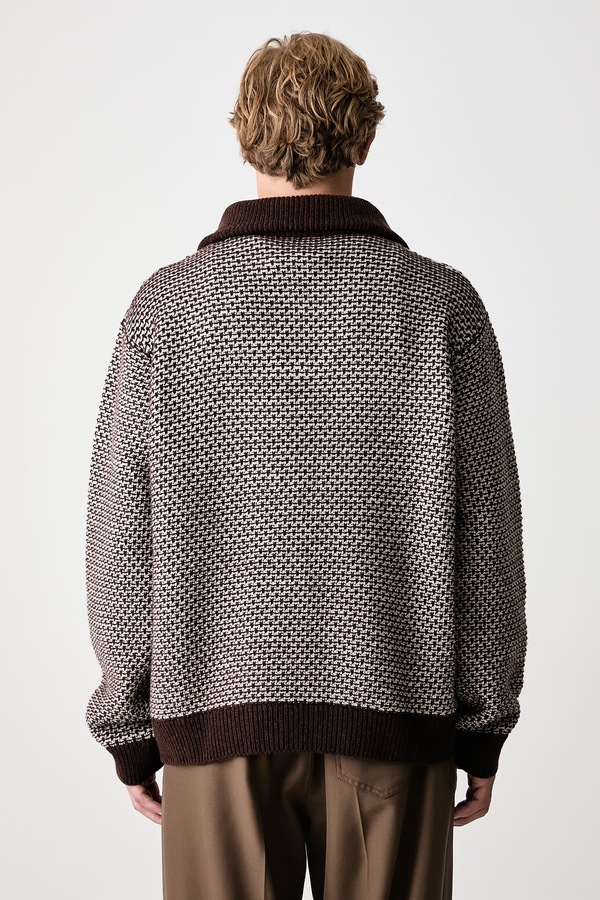 Гольф чоловічий з вовною MM6 Maison Margiela колір коричневий фото 3