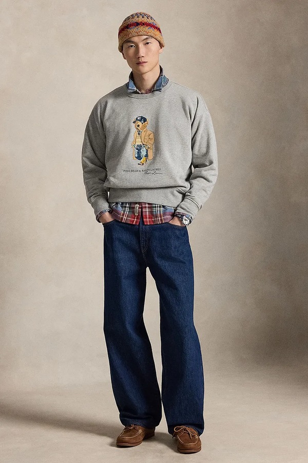 Кофта чоловіча з бавовною Polo Ralph Lauren колір сірий фото 3