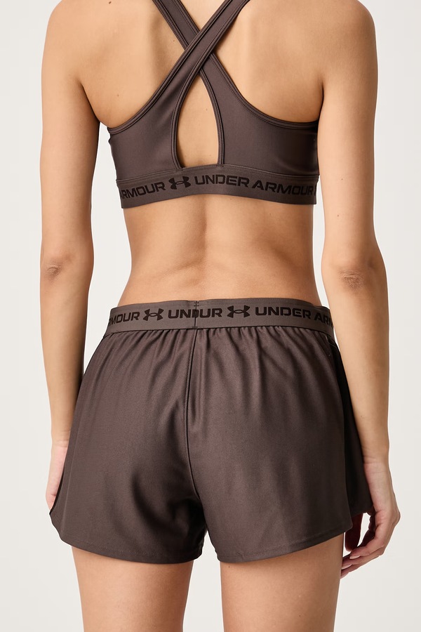 Спортивні шорти жіночі Under Armour Tech Play колір коричневий фото 3