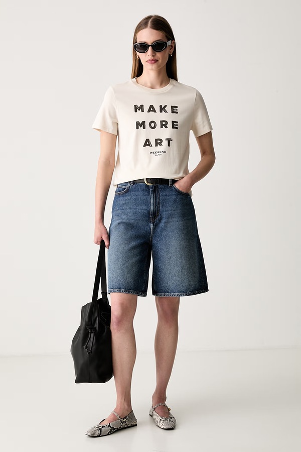 Шорты женские джинсовые Weekend Max Mara WKDDONNOLA цвет голубой