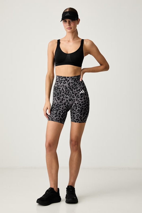 Спортивні шорти жіночі adidas Performance Optime Essentials колір сірий