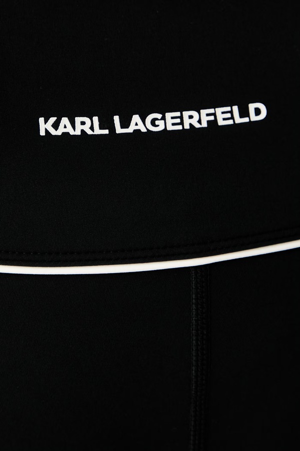 Велосипедки жіночі Karl Lagerfeld колір чорний фото 4