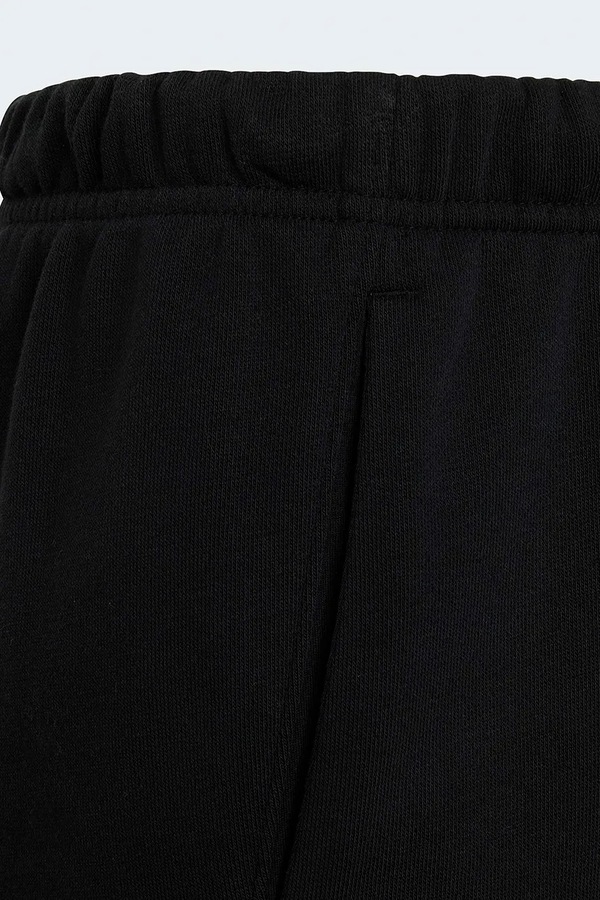 Трикотажные шорты детские с хлопком adidas цвет черный фото 2