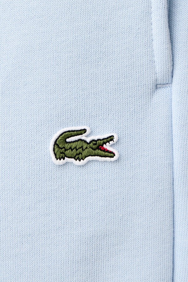 Трикотажні шорти чоловічі з бавовною Lacoste колір блакитний фото 4