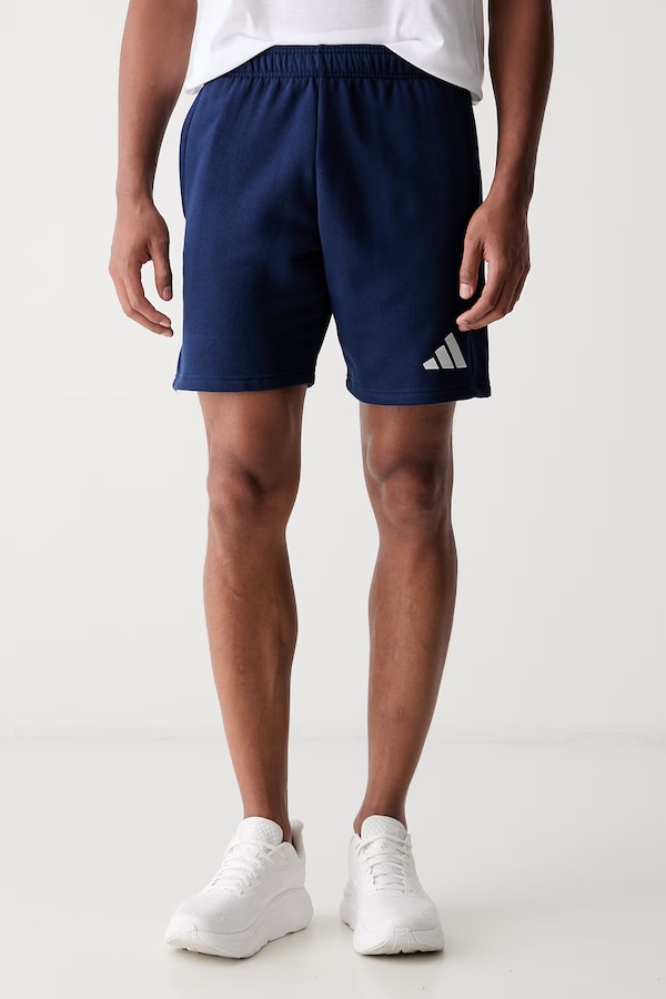 Трикотажные шорты мужские с хлопком adidas Performance Entrada 26 цвет голубой