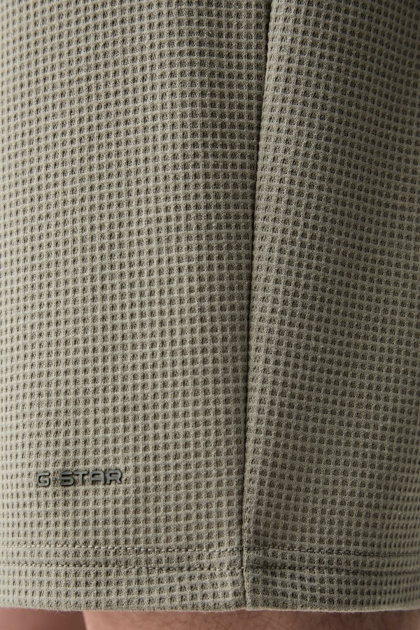 Трикотажні шорти чоловічі G-Star Structured jersey колір зелений фото 4