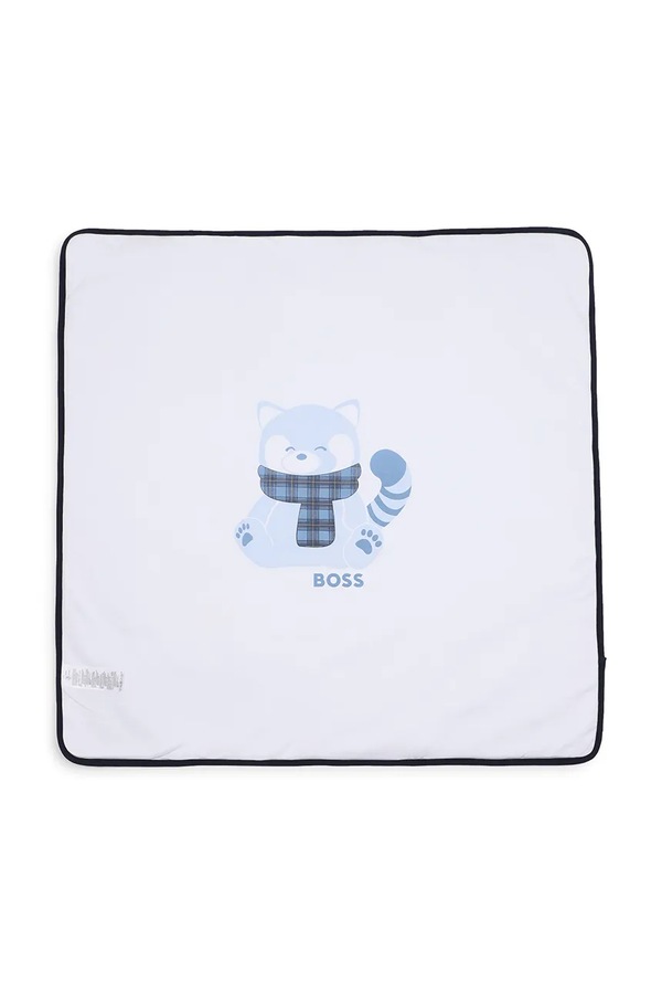 Ковдрочка для немовлят з бавовною BOSS колір блакитний фото 2