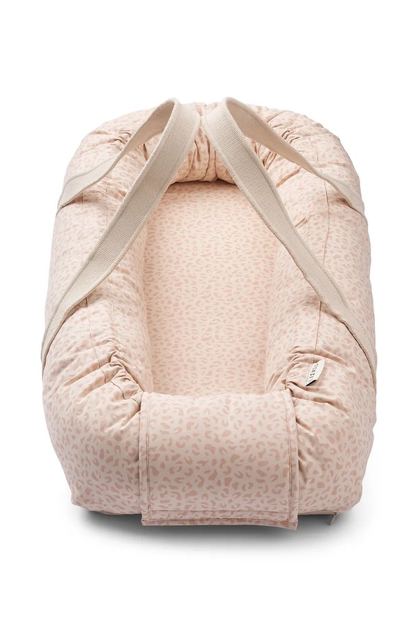 Переноска для немовлят бавовняна Liewood Gro Printed Babylift колір бежевий фото 2