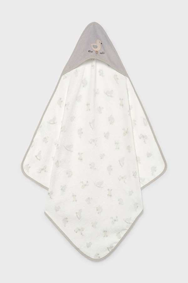 Рушник бавовняний Mayoral Newborn колір сірий