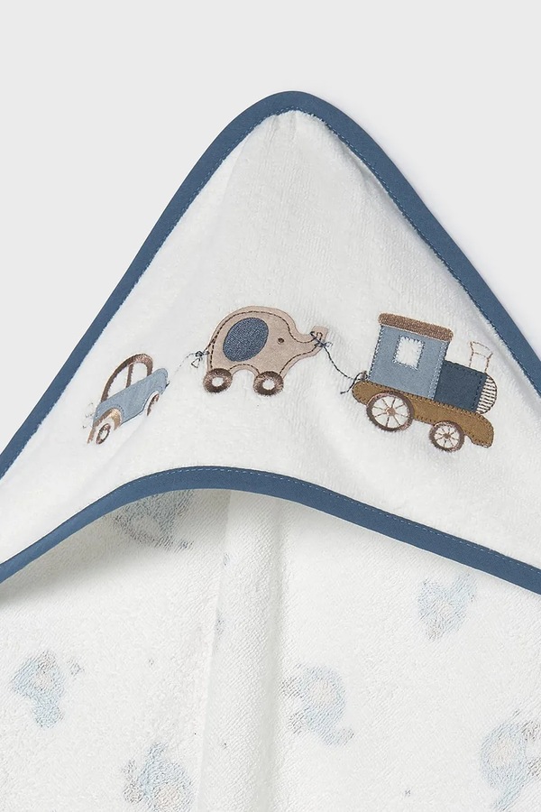 Рушник бавовняний Mayoral Newborn колір блакитний фото 2