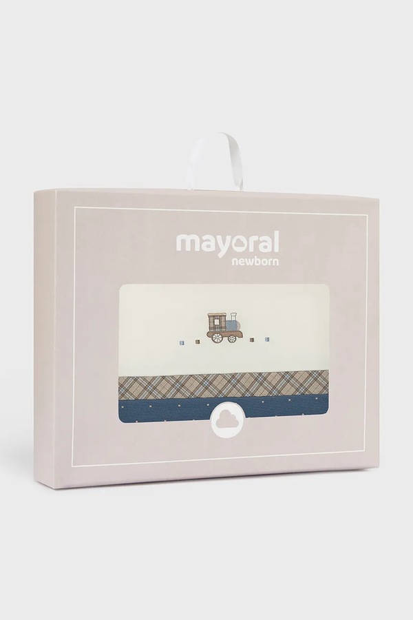 Ковдрочка дитяча з бавовною Mayoral Newborn колір блакитний фото 4