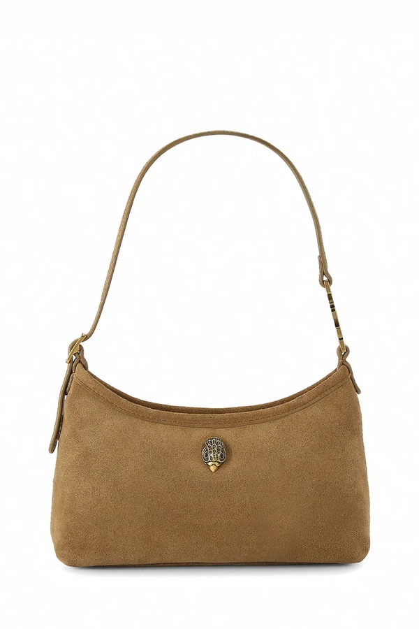 Сумочка жіноча замшева Kurt Geiger London Kurt Sling колір коричневий