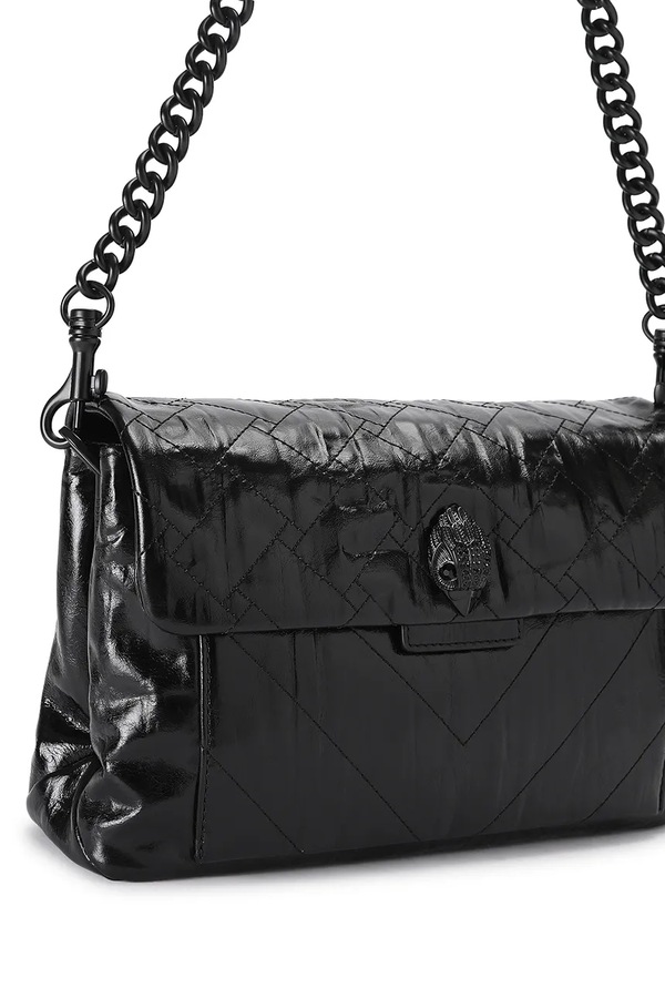 Сумочка жіноча шкіряна Kurt Geiger London CELIA колір чорний фото 2