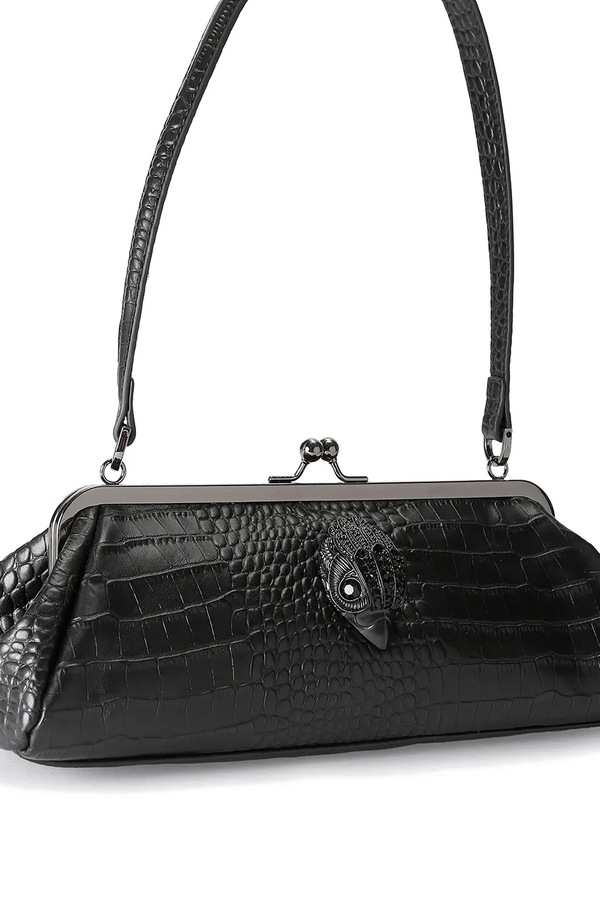 Сумочка жіноча шкіряна Kurt Geiger London KENSINGTON колір чорний фото 2
