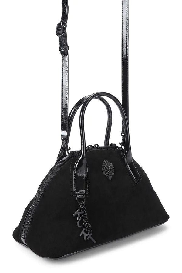 Сумочка жіноча замшева Kurt Geiger London Sloane колір чорний фото 2