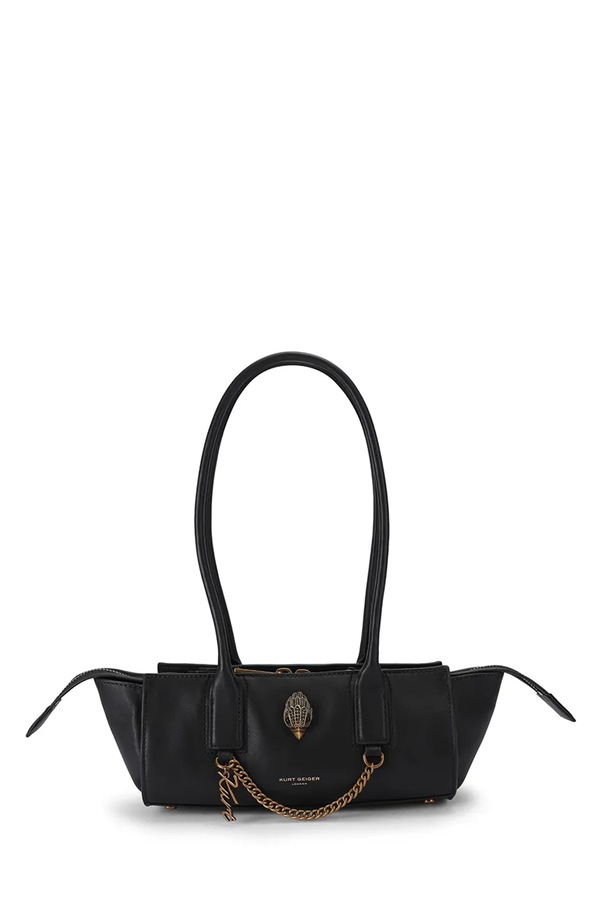 Сумка baguette жіноча шкіряна Kurt Geiger London Sloane колір чорний