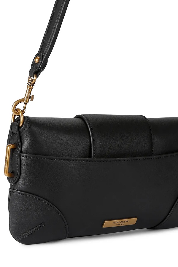 Сумка-тоут жіноча шкіряна Kurt Geiger London Marylebone колір чорний фото 3