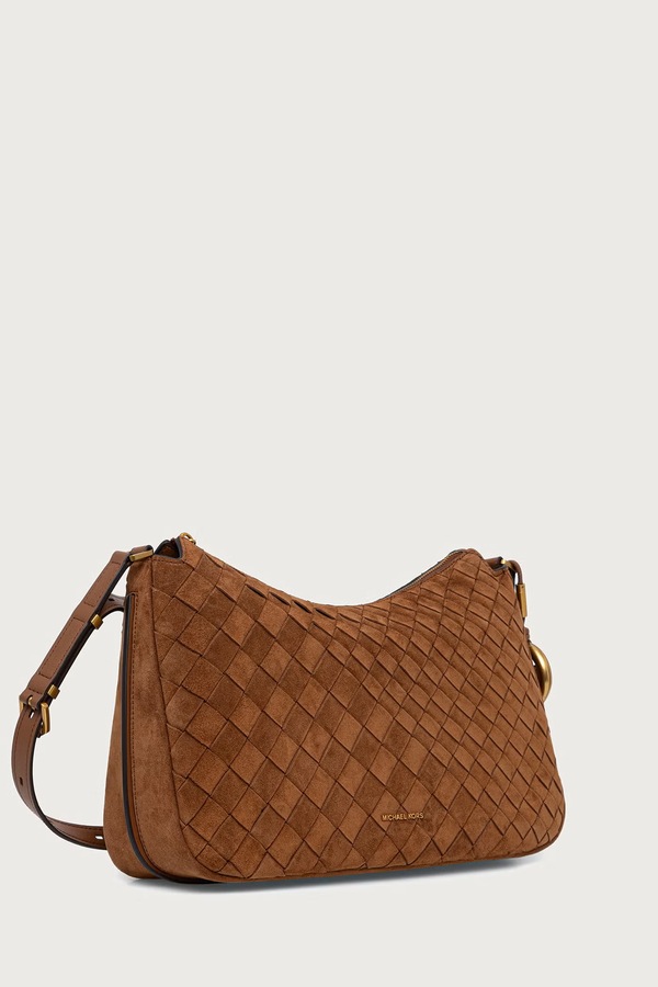Сумочка жіноча замшева MICHAEL Michael Kors NOLITA колір коричневий фото 2