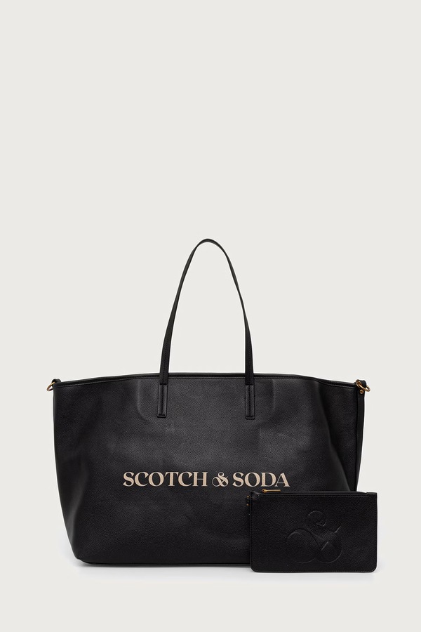 Сумка-шопер жіноча Scotch & Soda колір чорний