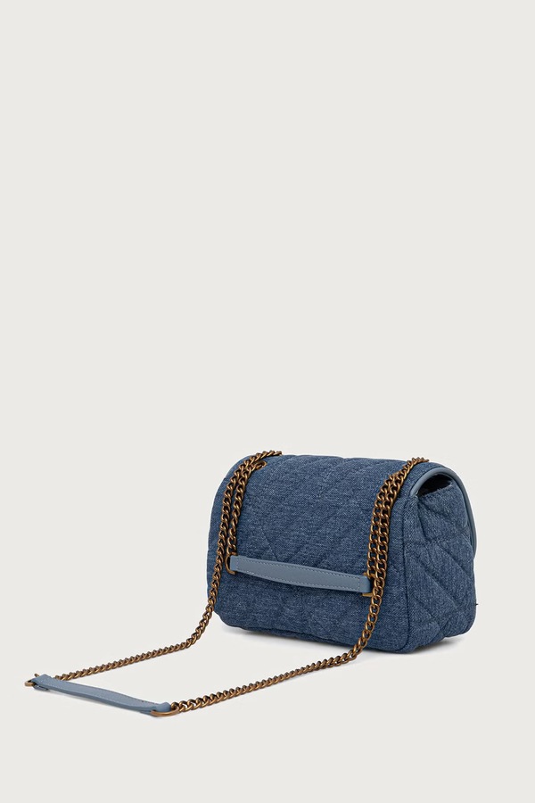 Сумка крос-боді жіноча джинсова Scotch & Soda колір блакитний фото 3