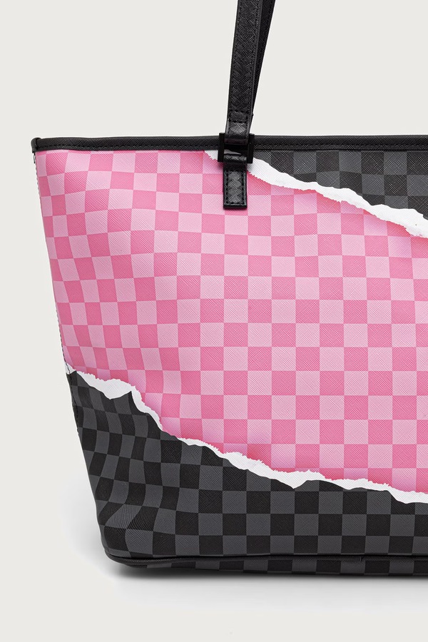 Сумка-шопер жіноча зі штучної шкіри Sprayground PINK PANTHER колір чорний фото 3