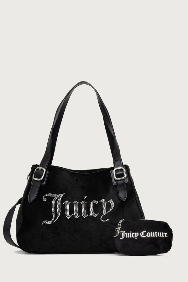 Сумочка жіноча велюрова Juicy Couture KIMBERLY колір чорний