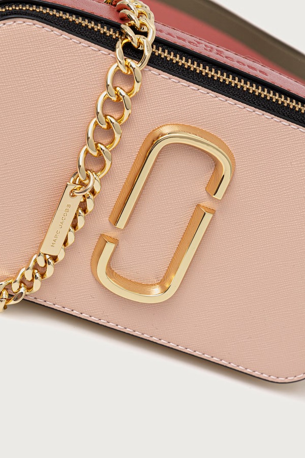 Сумка крос-боді жіноча шкіряна MARC JACOBS THE SNAPSHOT колір рожевий фото 4