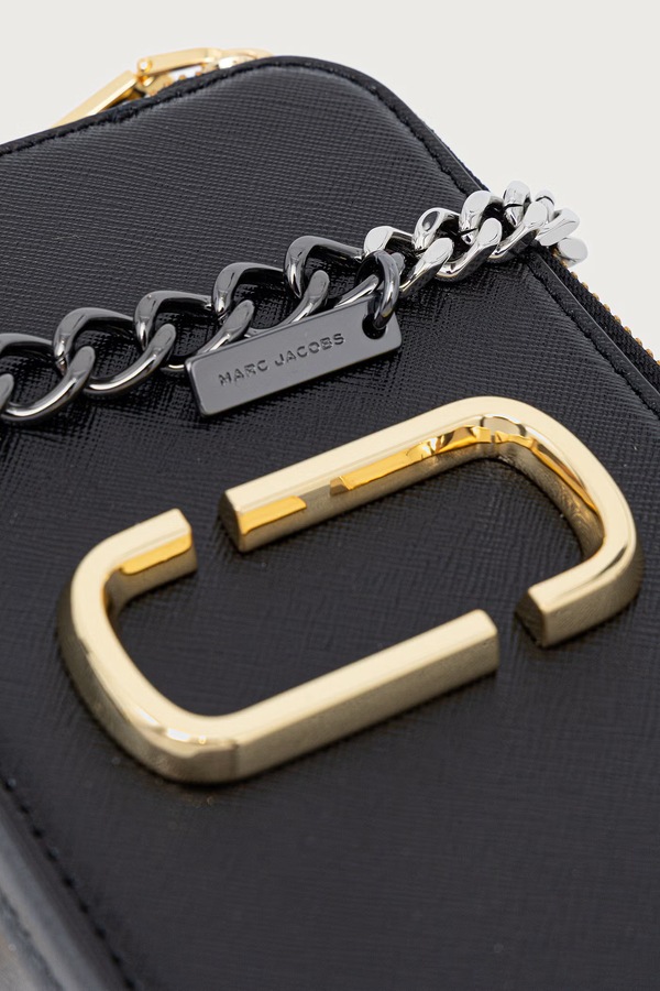 Сумка крос-боді жіноча шкіряна MARC JACOBS THE SNAPSHOT колір чорний фото 4