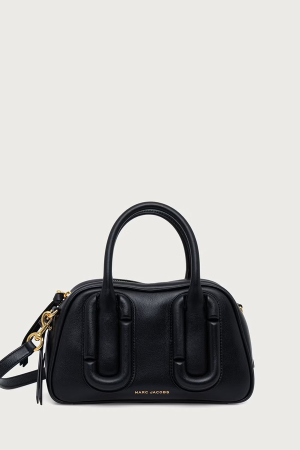 Сумка крос-боді жіноча шкіряна MARC JACOBS TOP HANDLE колір чорний