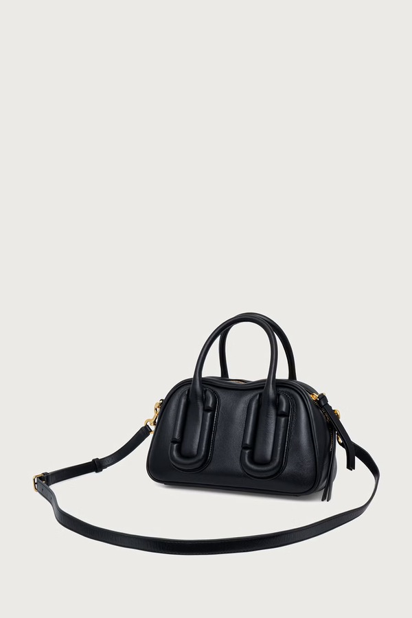 Сумка крос-боді жіноча шкіряна MARC JACOBS TOP HANDLE колір чорний фото 2