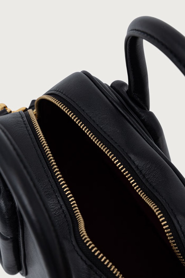 Сумка крос-боді жіноча шкіряна MARC JACOBS TOP HANDLE колір чорний фото 4
