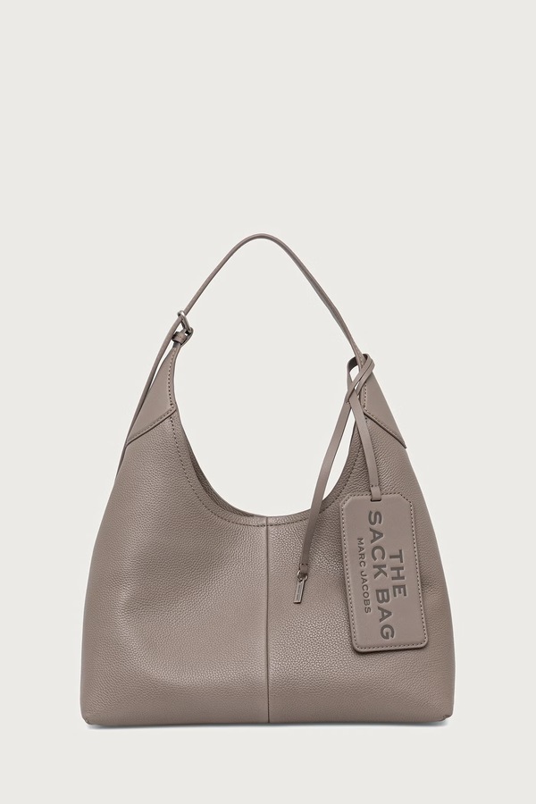 Сумка-шопер жіноча шкіряна MARC JACOBS THE BELTED SACK колір бежевий