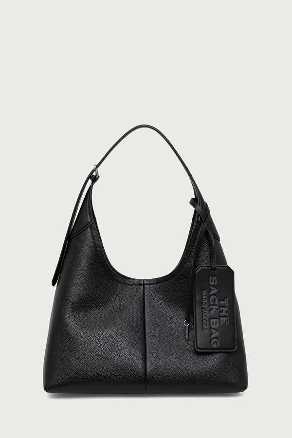 Сумка-шопер жіноча шкіряна MARC JACOBS THE BELTED SACK колір чорний