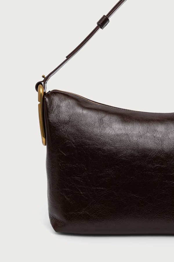 Сумочка жіноча шкіряна MARC JACOBS SCENE LARGE SHOULDER колір коричневий фото 3