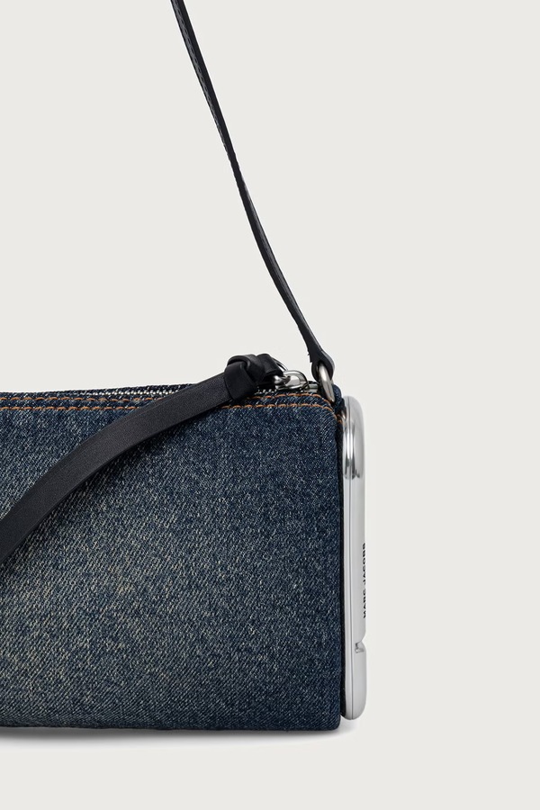 Сумка-тоут жіноча джинсова MARC JACOBS SMALL SHOULDER BAG колір блакитний фото 3