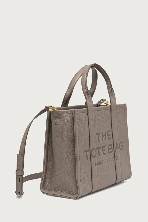 Сумка крос-боді жіноча шкіряна MARC JACOBS THE MEDIUM TOTE колір бежевий