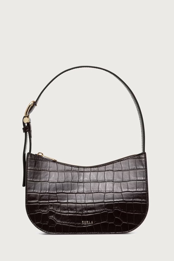 Сумка крос-боді жіноча шкіряна Furla Sara S Shoulder Bag колір коричневий