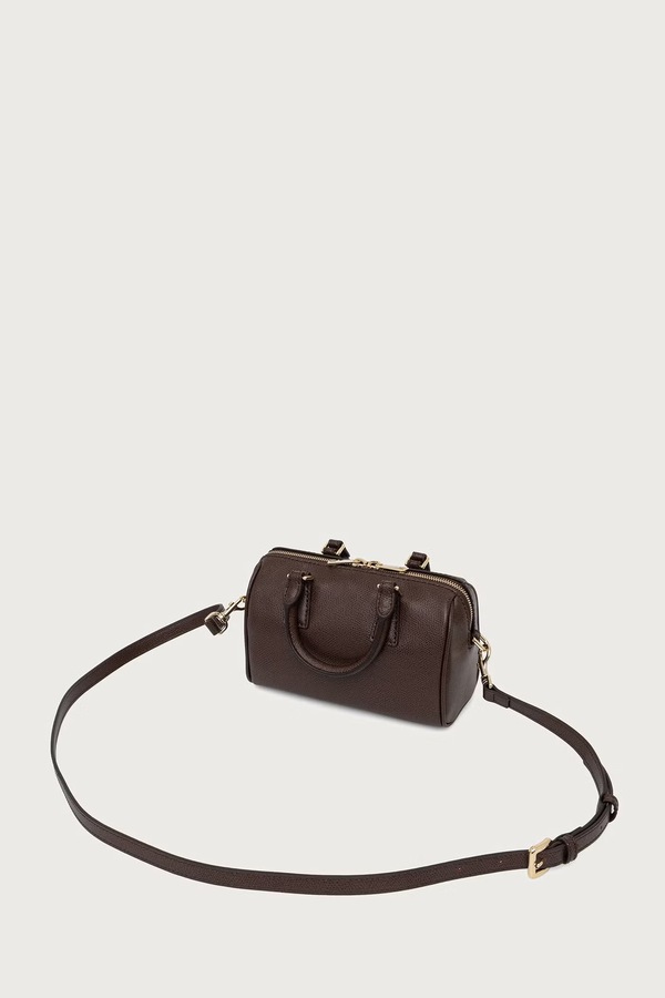 Сумка крос-боді жіноча шкіряна Furla Olivia Mini Boston Bag колір коричневий фото 2