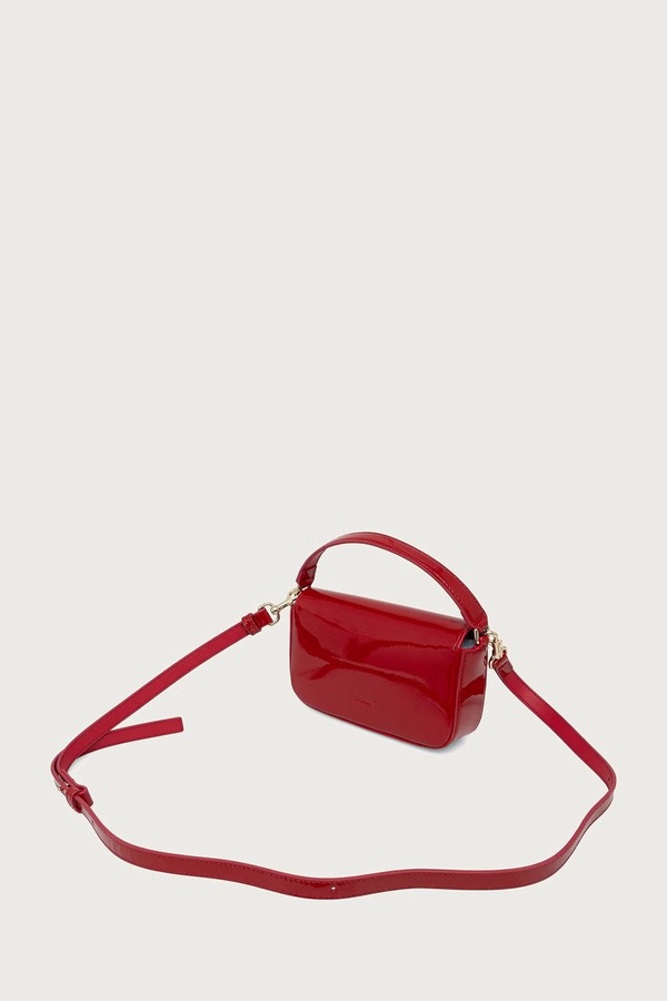 Сумка-листоноша жіноча шкіряна Furla Iride Micro колір червоний фото 2