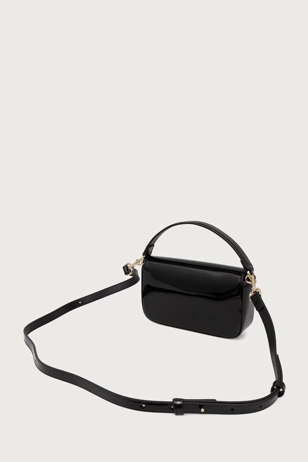 Сумка-листоноша жіноча шкіряна Furla Iride Micro колір чорний фото 3
