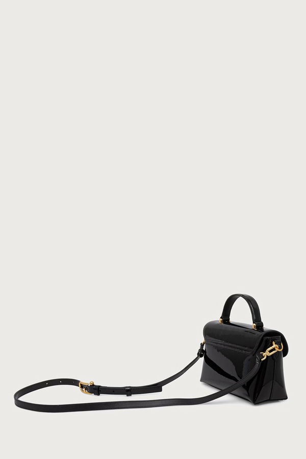 Сумка-листоноша жіноча шкіряна Furla Moonlight Mini Top Handle колір чорний фото 3
