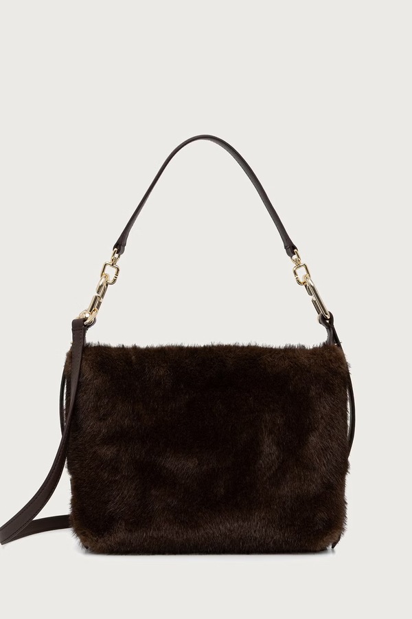 Сумка крос-боді жіноча Furla Tonie Mini Hobo колір коричневий