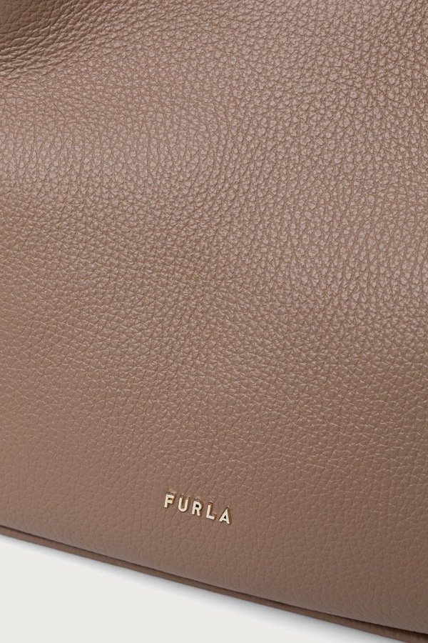 Сумочка жіноча шкіряна Furla Primrose M Hobo колір коричневий фото 4