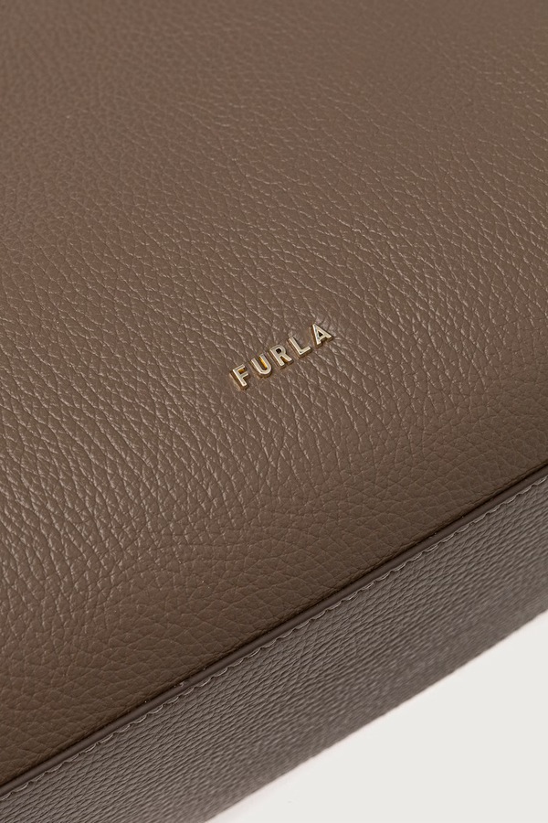 Сумка-шопер жіноча шкіряна Furla Olivia M Tote колір зелений фото 4