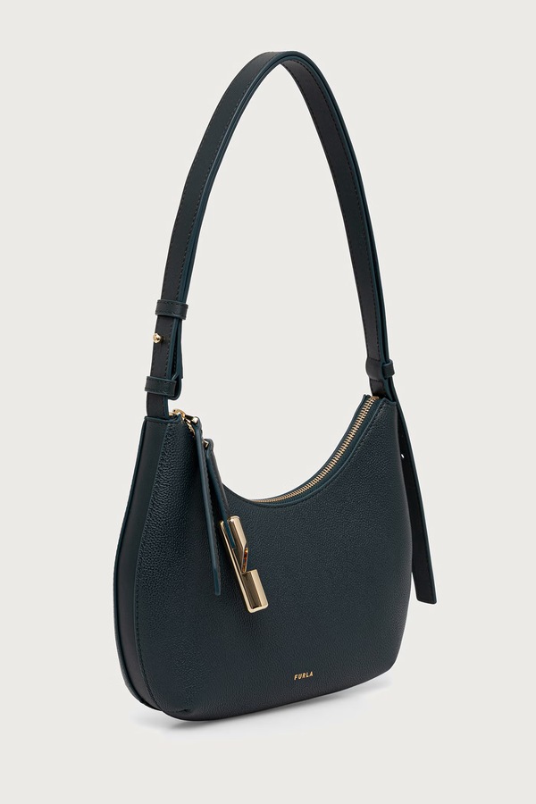 Сумочка жіноча шкіряна Furla Goccia S Shoulder Bag колір зелений