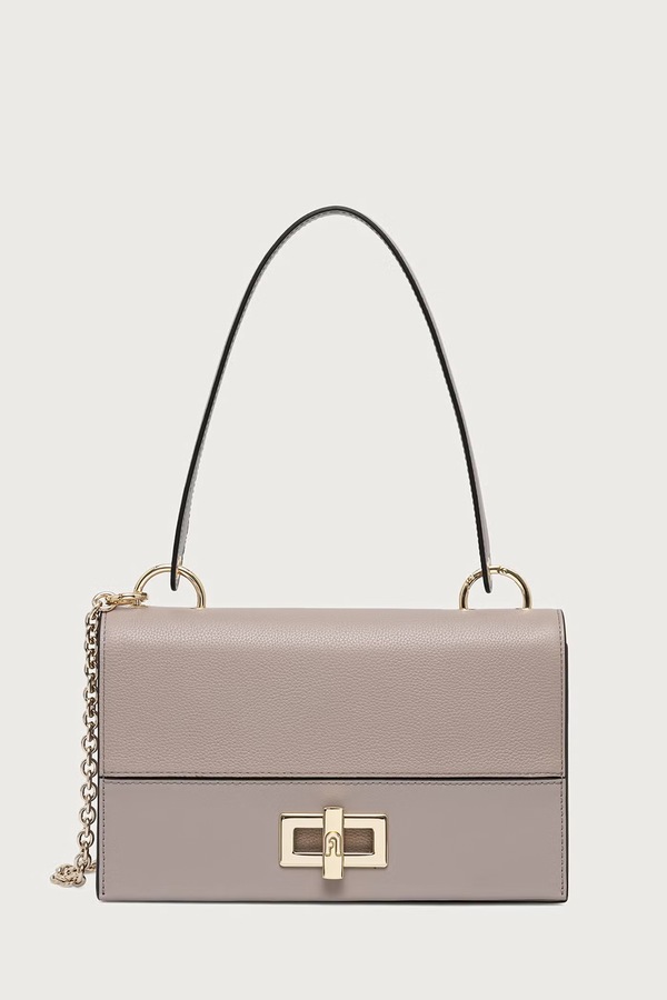 Сумка крос-боді жіноча шкіряна Furla Amelia M Crossbody колір бежевий
